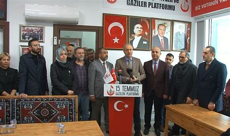 AK Parti Küçükçekmece Belediye Başkan Adayı Aziz Yeniay, 15 Temmuz Gaziler Platformunu ziyaret etti